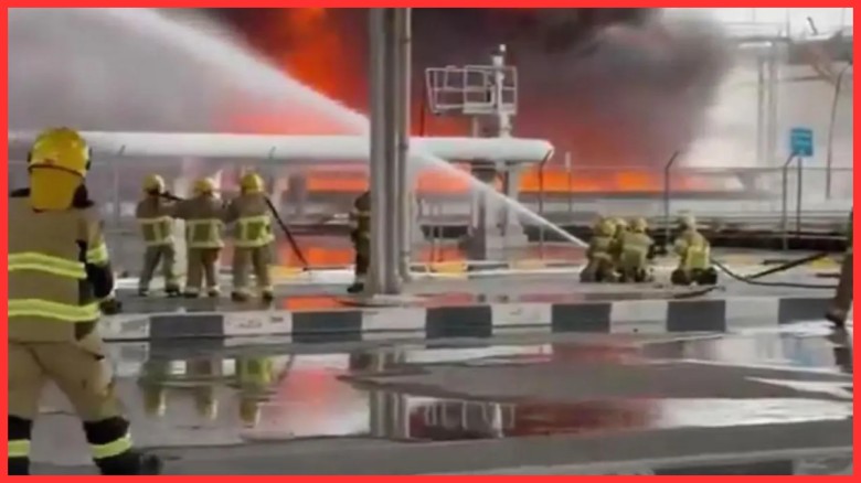 কুয়েত বিমানবন্দরে ড্রোন হামলা, জ্বালানি ডিপোতে আগুন