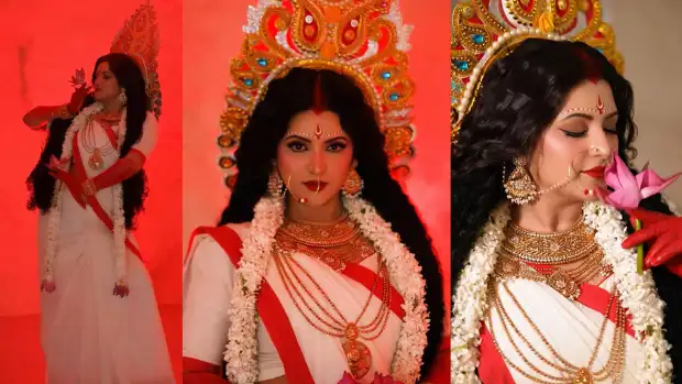 দুর্গারূপে পরীমনির নজরকাড়া সাজ, ভিডিও ভাইরাল