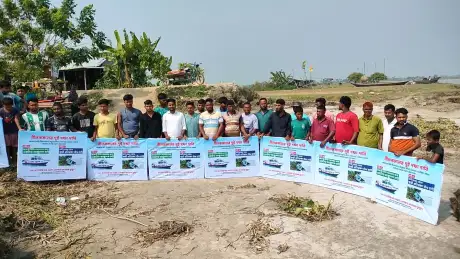 হাইমচরের চরাঞ্চলে দ্রুত ওয়াটার অ্যাম্বুলেন্স ও স্থায়ী বাঁধ ন