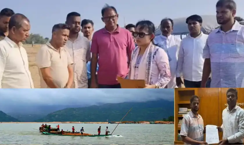 তাহিরপুরে দুই বালুমহাল ইজারা হস্তান্তর, সরকারি কোষাগারে জমা 