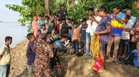 আজমিরীগঞ্জে কালনী নদী থেকে নিখোঁজ গৃহবধূ মরিয়ম বিবির মরদেহ উ