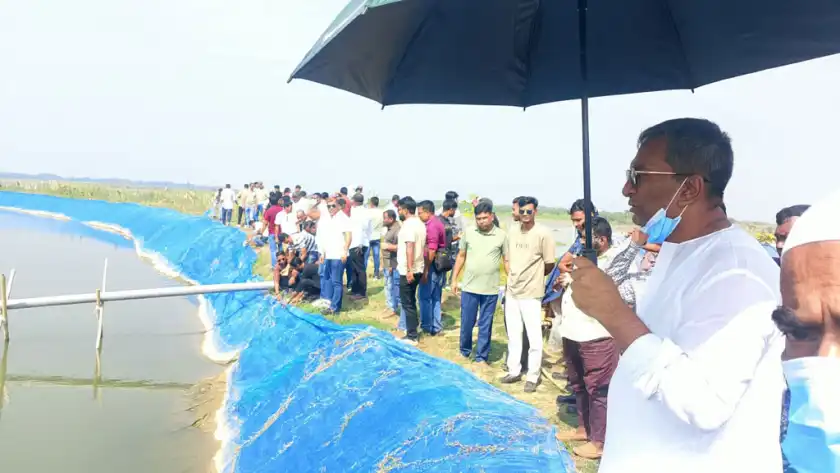 চাঁদপুরে চার শ একর কৃষিজমি রক্ষায় কঠোর হুঁশিয়ারি এমপির