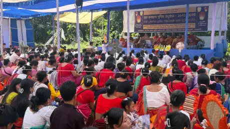 বর্ষাবাস শেষে রাঙামাটিতে শুরু প্রবারণা পূর্ণিমার উৎসব
