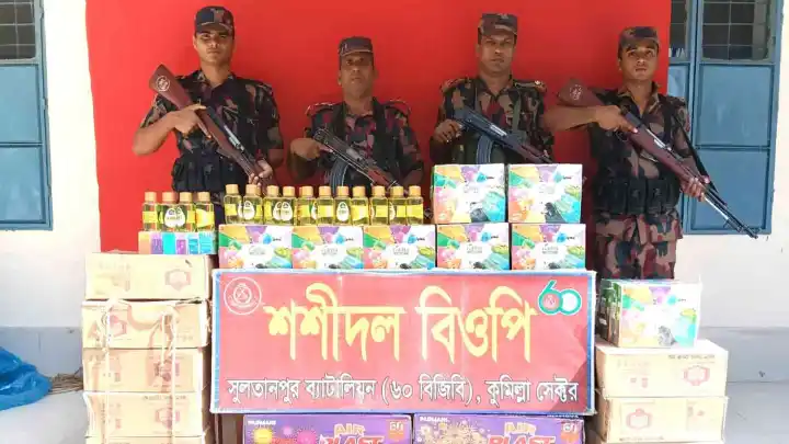 কুমিল্লা ও ব্রাহ্মণবাড়িয়ায় কোটি টাকার চোরাচালানি পণ্য জব্দ