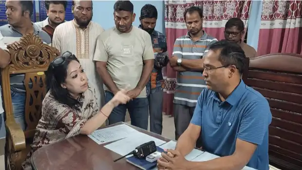 সরাইল ওসির বিরুদ্ধে ব্যবস্থা না নিলে কঠোর কর্মসূচির হুঁশিয়ার