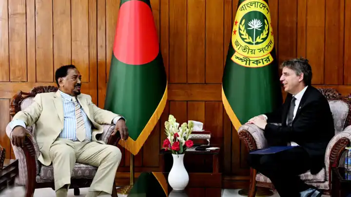 স্পিকারের সঙ্গে সুইডিশ রাষ্ট্রদূতের সৌজন্য সাক্ষাৎ