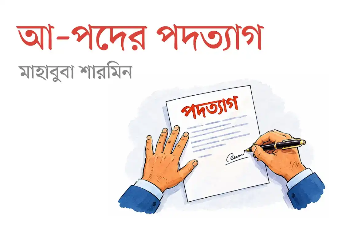 শোষণ ও বৈষম্যের প্রতিবাদে বাংলা ব্যাকরণের পদগুলোর পদত্যাগ
