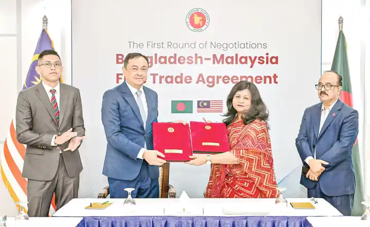 মুক্ত বাণিজ্য চুক্তি নিয়ে বাংলাদেশ ও মালয়েশিয়ার প্রথম বৈঠক শ