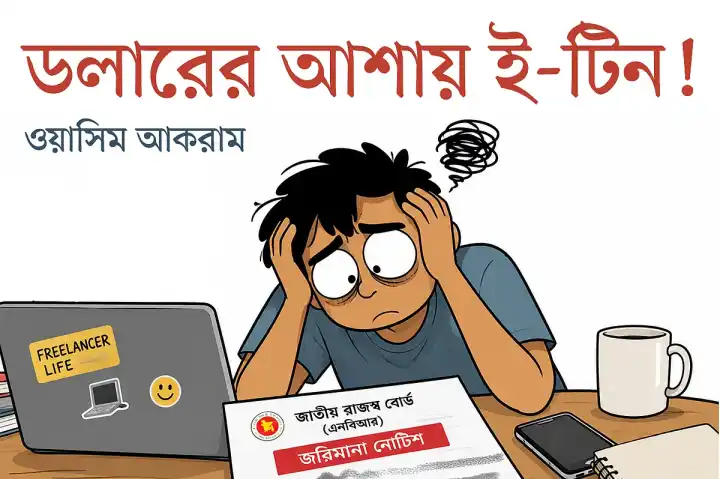 ডলার আয়ের মোহে ই-টিন খুলে উল্টো ১০ হাজার টাকা জরিমানা