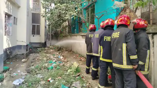 মুন্সিগঞ্জ জেনারেল হাসপাতালের কেবলে আগুন, নিয়ন্ত্রণে ফায়ার স