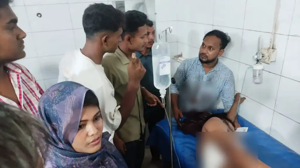 শ্রীপুরে চলন্ত ট্রেন থেকে ফেলে দেওয়া হলো যুবককে